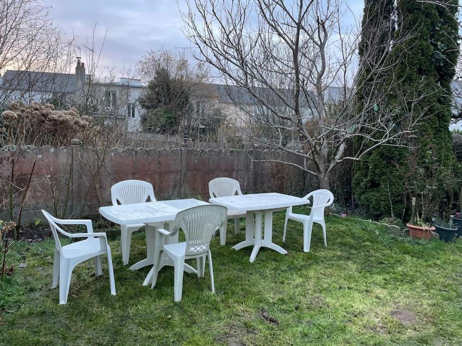 Maison Spacieuse Avec Jardin Et Salle De Sport Saint-Brieuc Eksteriør bilde